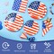 150Pcs American Flag Patriotic Plates Party Supplies 4th Of July Plates Napkins Disposable Independence Day Paper Plate for Veterans Day Election Day July 4 Independence Day Decor,Serves 50